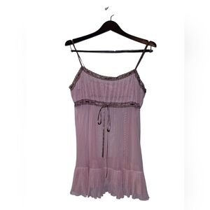 Victoria's Secret Pink Pleated Chemise